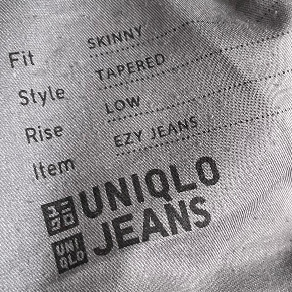 Uniqlo EZY Jeans Women’s Size XS Gray - Picture 9 of 9